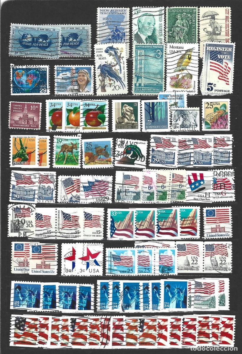 Sellos: ESTADOS UNIDOS - M&Aacute;S DE 200 SELLOS DE MUCHAS EP&Oacute;CAS - SELLADOS