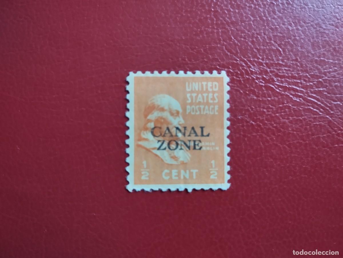 Sellos: ZONA DEL CANAL DE PANAM&Aacute;, A&Ntilde;O 1939, SCOTT#118 CON GOMA Y SE&Ntilde;AL DE CHARNELA
