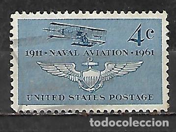 Sellos: 1961: 50 Aniversario de la aviaci&oacute;n naval - Avi&oacute;n Curtiss A - 1 (usado)