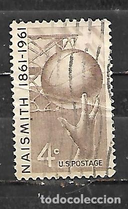 Sellos: 1961: 50 Aniversario del nacimiento del Dr. James A. Naismith. Inventor del baloncesto.