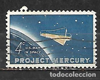 Sellos: 1962: Proyecto Mercury, Coronel John Glenn (usado)