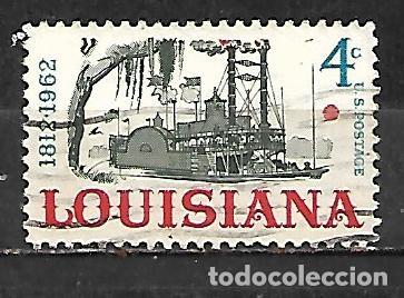 Sellos: 1962: 150 Aniversario del estado de Louisiana (usado)