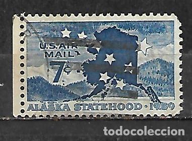 Sellos: 1959: Estado de Alaska. A&eacute;reo (usado)