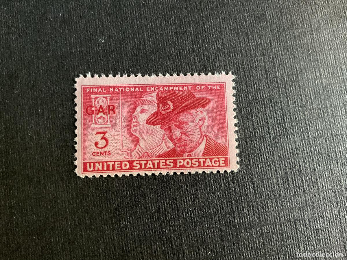 Sellos: ESTADOS UNIDOS N&ordm; YVERT 536*** A&Ntilde;O 1949. ULTIMA REUNION VETERANOS DEL EJERCITO DE LA UNION