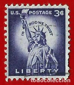 Sellos: Estados Unidos. 1954. Scott # 1035. Estatua de la Libertad