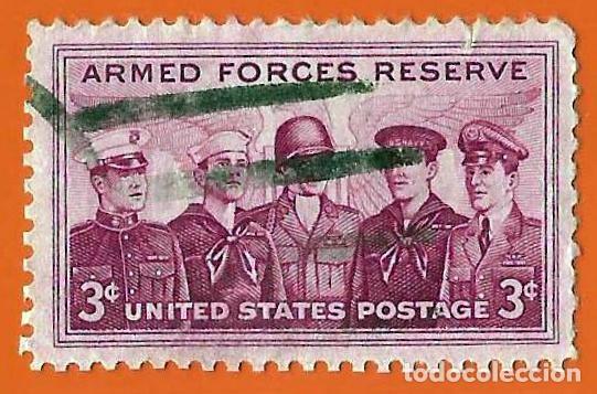 Sellos: Estados Unidos. 1955. Scott # 1067. Reservas de las Fuerzas Armadas