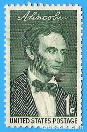 Sellos: Estados Unidos. 1959. Scott # 1113. Abraham Lincoln