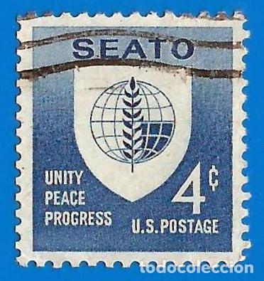 Sellos: Estados Unidos. 1960. Scott # 1151. SEATO. Organizacion Tratado Paises Sudeste Asia