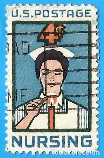 Sellos: Estados Unidos. 1961. Scott # 1190. Enfermera