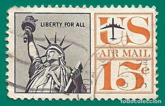 Sellos: Estados Unidos. 1961. Scott # C63. Estatua de la Libertad