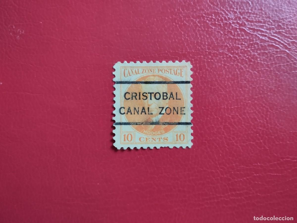 Sellos: ZONA DEL CANAL DE PANAM&Aacute; POSESI&Oacute;N DE ESTADOS UNIDOS, A&Ntilde;O 1946, SCOTT#108a, PRECANCELADO