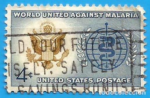 Sellos: Estados Unidos. 1962. Scott # 1194. Lucha contra la Malaria. Paludismo