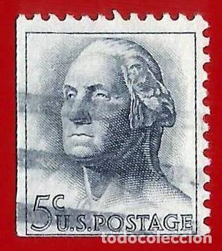Sellos: Estados Unidos. 1962. Scott # 1213. George Washington. Primer Presidente de USA