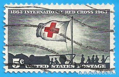 Sellos: Estados Unidos. 1963. Scott # 1239. Centenario de la Cruz Roja Internacional