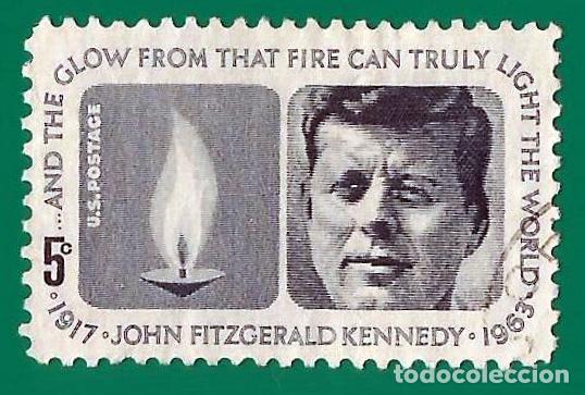 Sellos: Estados Unidos. 1964. Scott # 1246. Presidente John Fitzgerald Kennedy