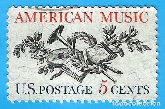 Sellos: Estados Unidos. 1964. Scott # 1252. Asociacion Americana de la Musica