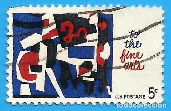 Sellos: Estados Unidos. 1964. Scott # 1259. Bellas Artes. Dise&ntilde;o Abstracto