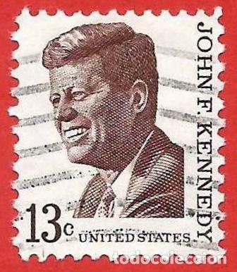 Sellos: Estados Unidos. 1967. Scott # 1287. John F. Kennedy, 35&ordm; Presidente de USA
