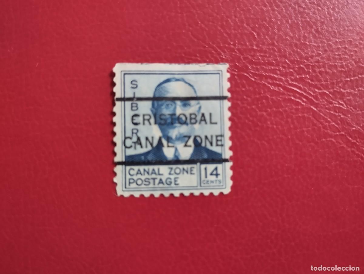 Sellos: ZONA DEL CANAL DE PANAM&Aacute;, POSESI&Oacute;N DE ESTADOS UNIDOS, A&Ntilde;O 1937, PRECANCELADO, SCOTT#107, USADO.
