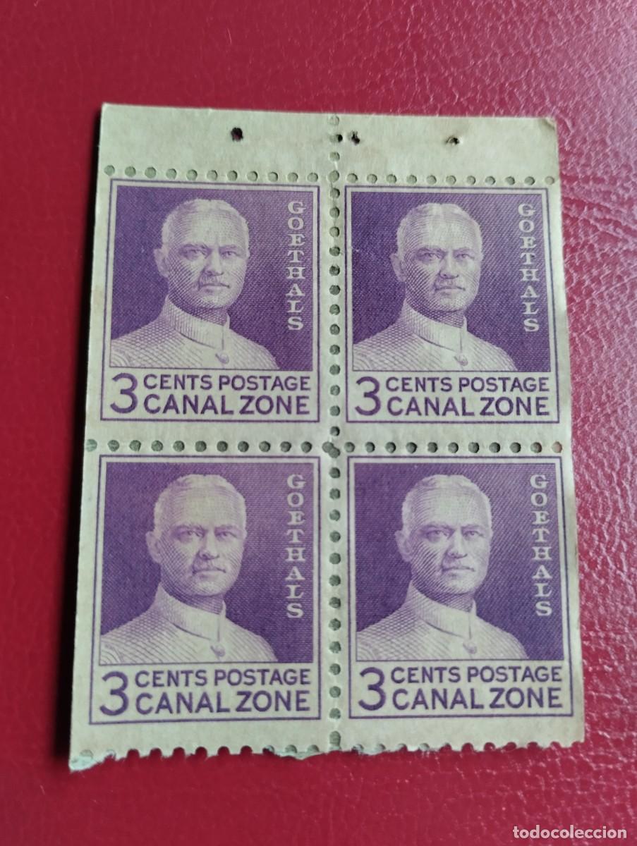 Sellos: ZONA DEL CANAL DE PANAM&Aacute;, POSESI&Oacute;N DE ESTADOS UNIDOS,A&Ntilde;O 1934, SCOTT#117a BL-4**MNH, PROCEDENTE DE