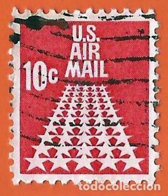 Sellos: Estados Unidos. 1968. Scott # C72. Pista de Aterrizaje de Estrellas