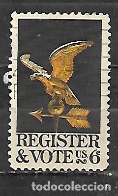 Sellos: 1968: Invitaci&oacute;n al voto (usado)