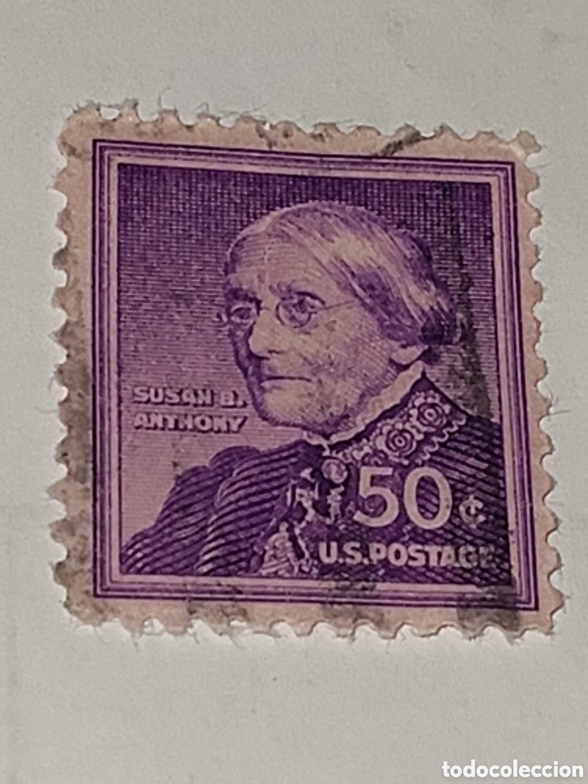 Sellos: Sello de Estados Unidos l&iacute;der Sufragista Susan B.Anthony 1954