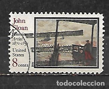 Sellos: 1971: Centenario del nacimiento del pintor John Sloan, 1871 - 1951 (usado)