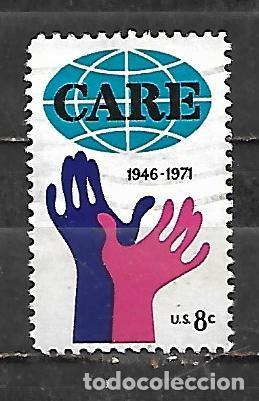 Sellos: 1971: XXV Aniversario de la asociaci&oacute;n ayuda mundial americana. CARE (usado)