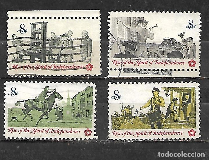Sellos: 1973: Serie &rdquo;II Centenario de la independencia de Estados Unidos. La comunicaci&oacute;n&rdquo;