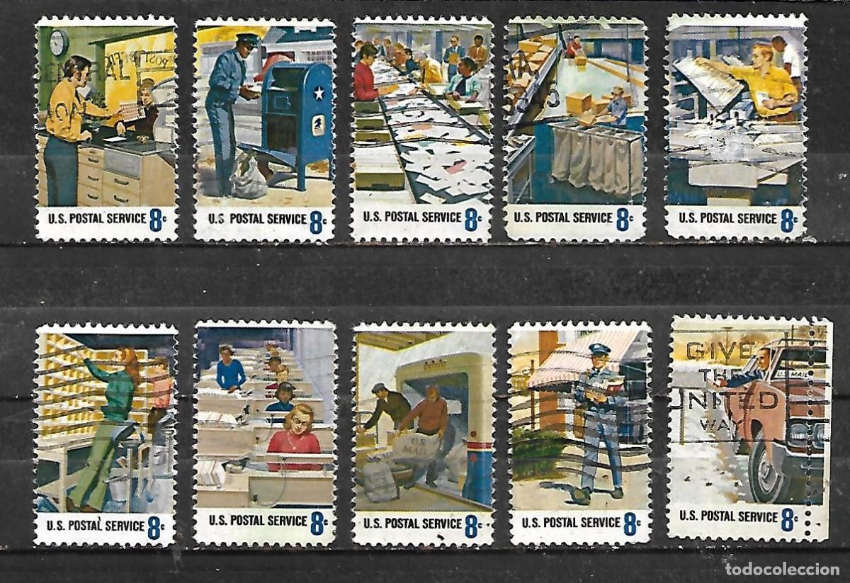 Sellos: 1973: Serie &rdquo;Homenaje a los 700.000 empleados del servicio postal nacional&rdquo;