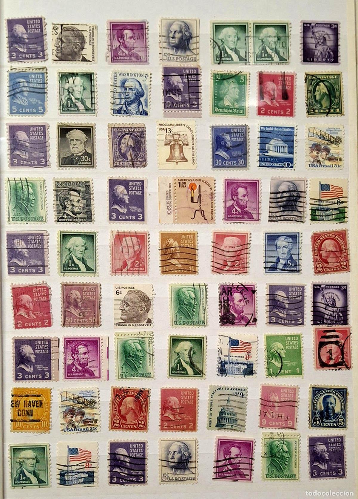 Sellos: 63 sellos de Estados Unidos