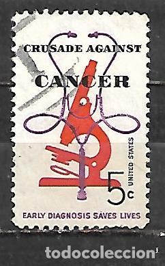 Sellos: 1965: Lucha contra el c&aacute;ncer (usado)