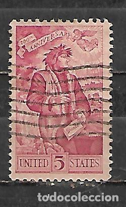 Sellos: 1965: VII Centenario del nacimiento del poeta italiano Dante Alighieri, 1265 - 1321 (usado)