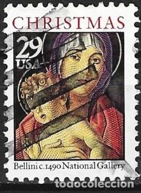 Sellos: Estados-Unidos 1992 - Mi 2328 A - YT 2122 - Navidad : Pintura de Bellini