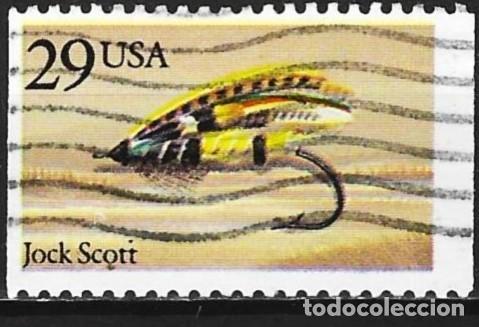 Sellos: Estados-Unidos 1991 - Mi 2141 - YT 1947 - Mosca artificial para la pesca