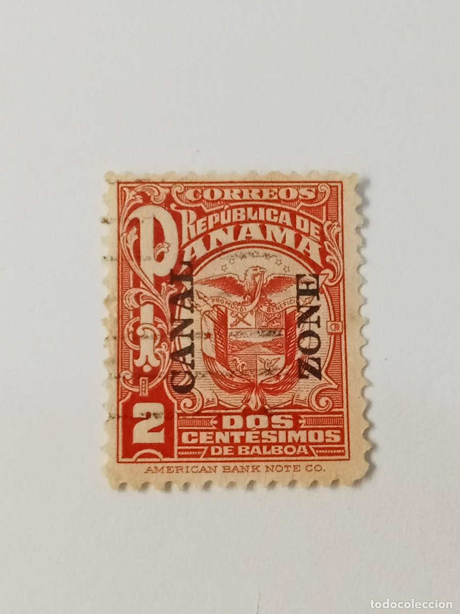 Sellos: ZONA DEL CANAL POSSESI&Oacute;N DE ESTADOS UNIDOS, A&Ntilde;O 1924, SCOTT#69 USADO, ESCUDOS DE ARMAS DE PANAM&Aacute;