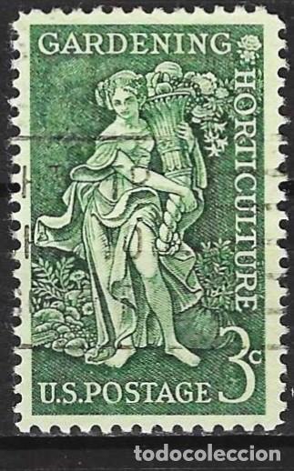Sellos: Estados Unidos 1958 - Mi 723 - YT 636 - Jardiner&iacute;a y horticultura