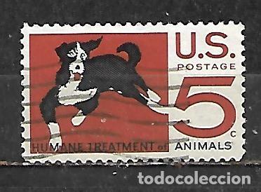 Sellos: 1966: Por un tratamiento humano hacia los animales (usado)