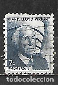 Sellos: 1966: Frank Lloyd Wright, 1869 - 1959 arquitecto (usado)