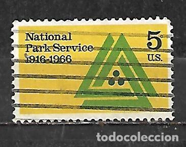 Sellos: 1966: 50 Aniversario del servicio de parques nacionales (usado)