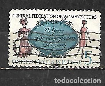 Sellos: 1966: 75 Aniversario de la federaci&oacute;n general de clubes femeninos (usado)