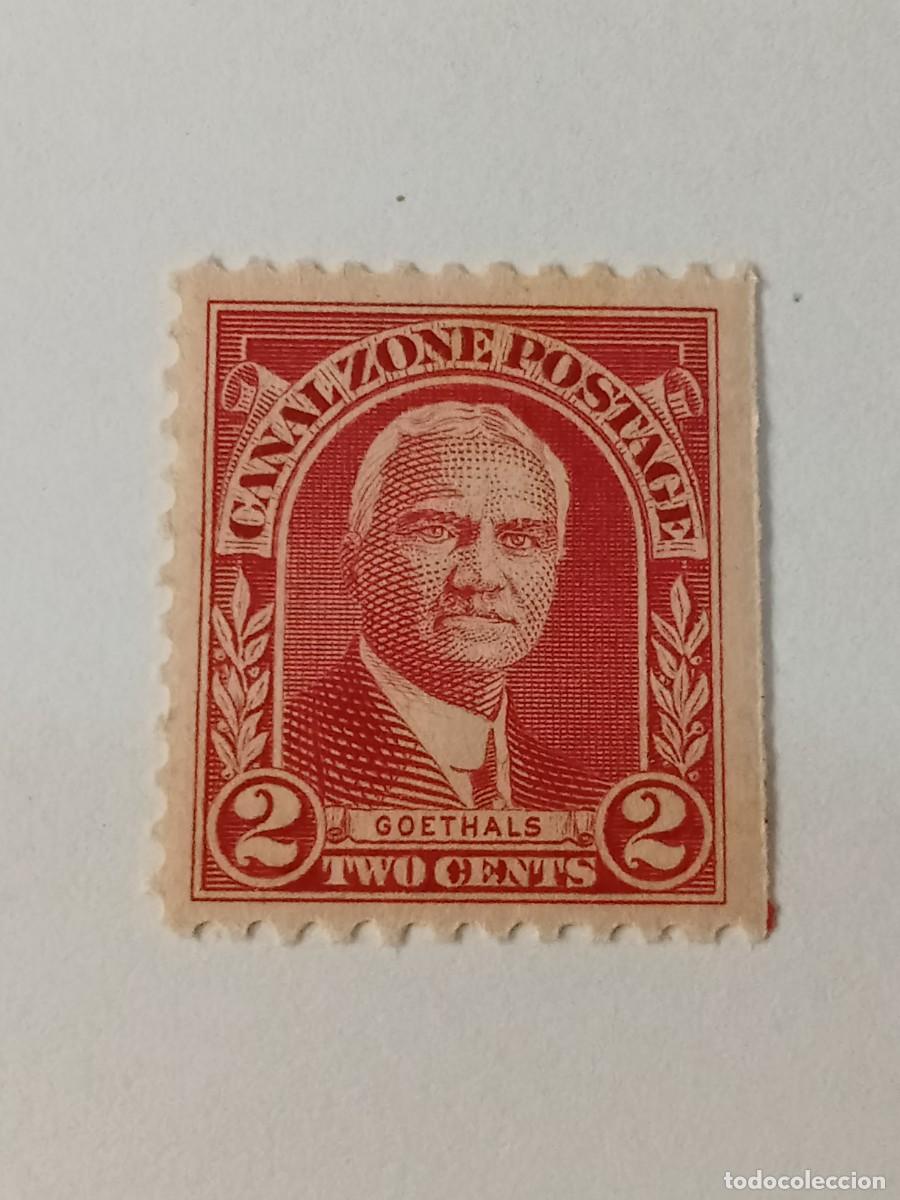 Sellos: ZONA DEL CANAL DE PANAM&Aacute;, POSESI&Oacute;N DE ESTADOS UNIDOS, A&Ntilde;O 1928, SCOTT#106*, CON GOMA Y SE&Ntilde;AL CHARNEL