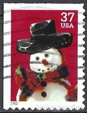 Sellos: Estados Unidos 2002 - Mi 3707 BElo - YT 3396a - Navidad