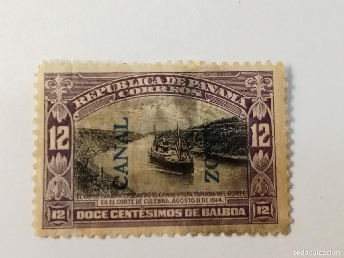 Sellos: ZONA SWL CANAL DE PANAM&Aacute;, POSESI&Oacute;N DE ESTADOS UNIDOS, A&Ntilde;O 1911/1915, SCOTT#49, USADO.