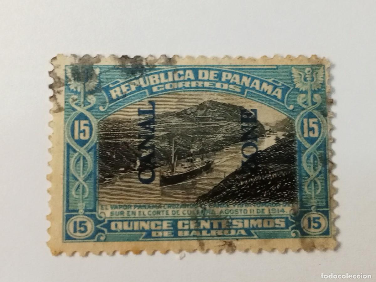 Sellos: ZONA DEL CANAL DE PANAM&Aacute;, POSESI&Oacute;N DE ESTADOS UNIDOS, A&Ntilde;O 1917, SCOTT#50 USADO.