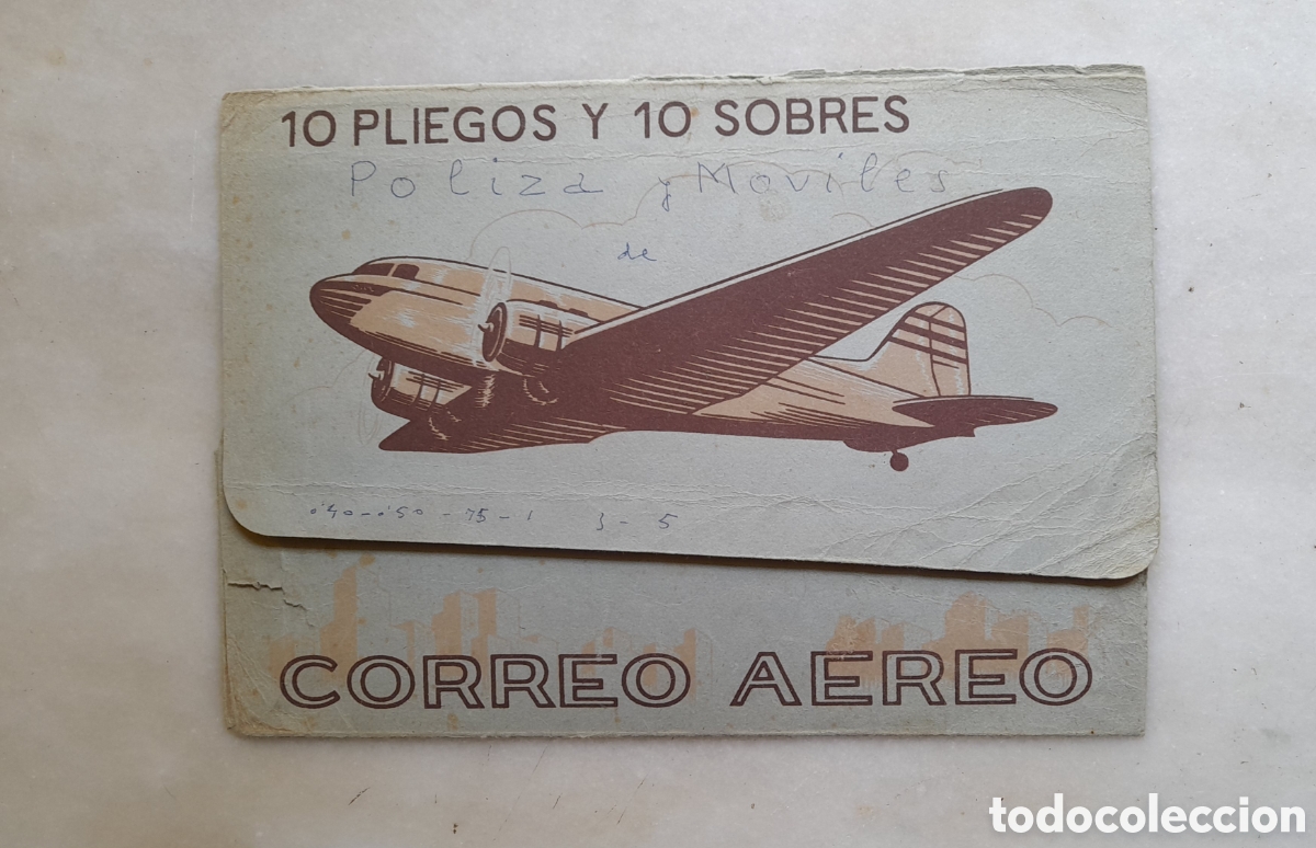 Sellos: Carpeta de sobres y papel de cartas - Foto 1