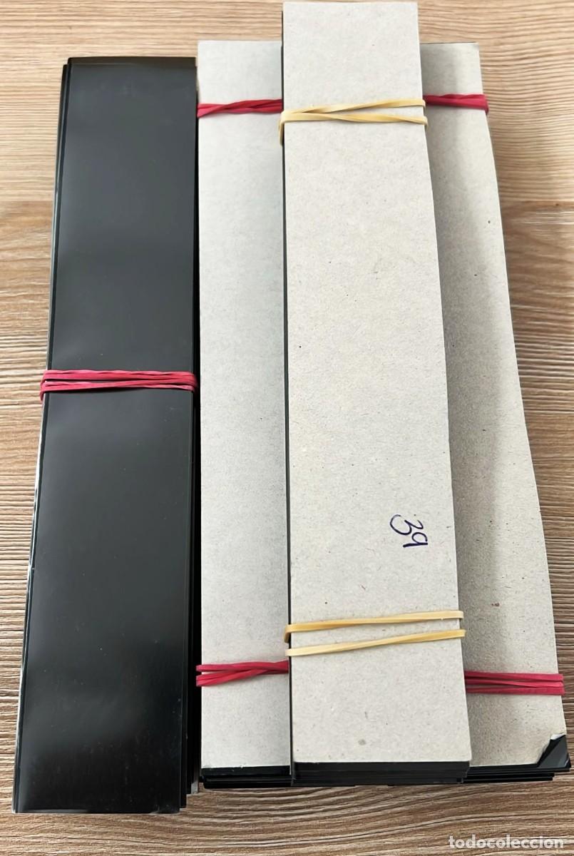 Sellos: Hawid, Filoestuches en Tiras Protectores Fondo Negro (230x40mm) [+900gr.]