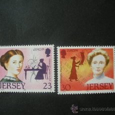 Sellos: JERSEY 1996 IVERT 733/4 *** EUROPA - MUJERES CÉLEBRES. Lote 33658538