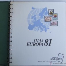 Sellos: TEMA EUROPA AÑOS 1981 (69 SELLOS + 4 HOJITAS HB) Y 1982 COMPLETOS (69 SELLOS + 6 HOJITAS HB). Lote 51556971